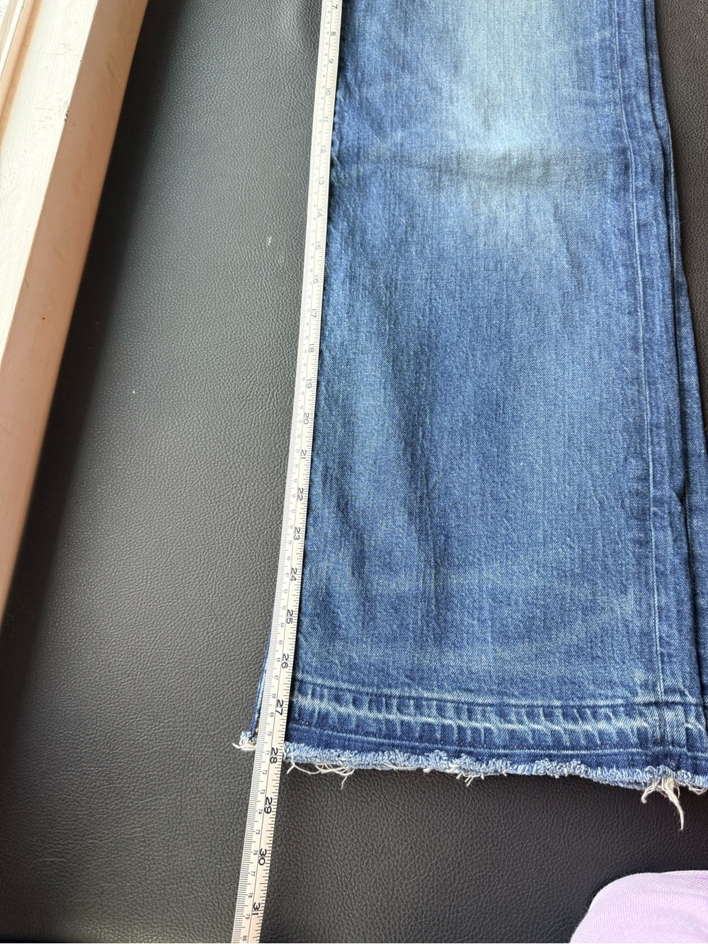 JCrew Wide Leg Trouser Fit Women's Jeans in Light Blue - Picture 7 of 7